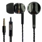 Wholesale KIK 222 Stereo Earphone Headset with Mic (222 Black)